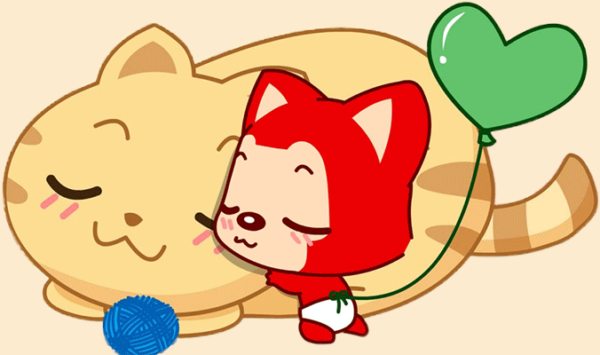 然后高兴地进入梦乡，希望梦到Abei