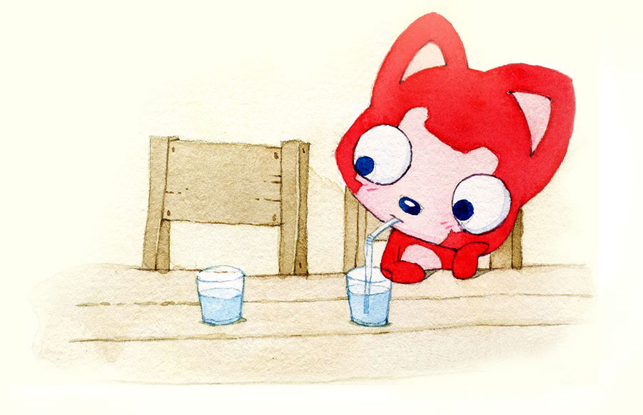 过去的Akkz一直是一个人生活，享受着孤独，也憧憬着爱情。